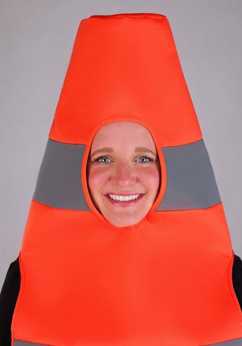 Plus Size Traffic Cone Adult Costume