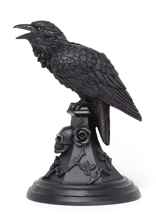 6.5-Inch Candle Stick Poe's Raven Holder Decoration