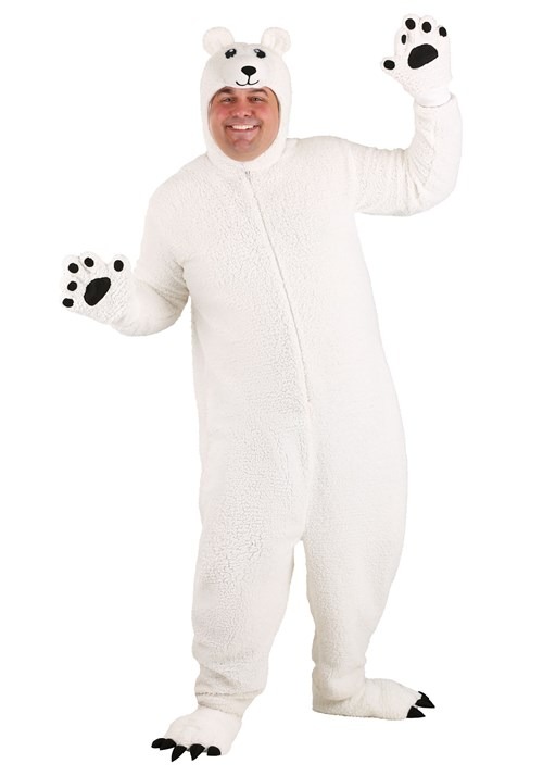 Adult Plus Size Arctic Polar Bear Costume