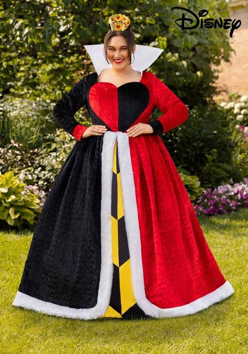 Plus Size Authentic Disney Queen of Hearts Costume for Women