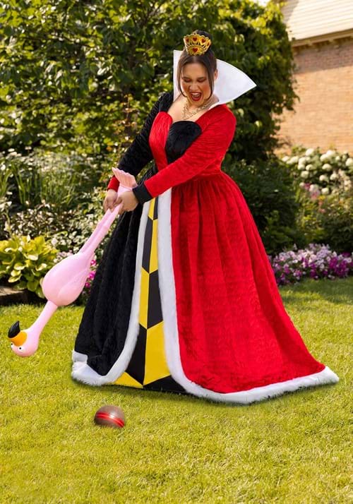 Plus Size Authentic Disney Queen of Hearts Costume for Women