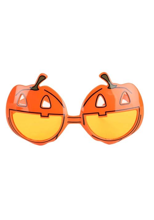 Costume Orange Pumpkin Glasses