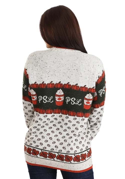 Pumpkin Spice Latte Adult Halloween Sweater 4 Pumpkin Spice Latte Adult Halloween Sweater