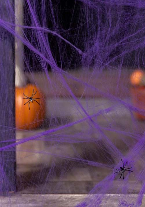 200 Square FT Purple Spider Web Prop
