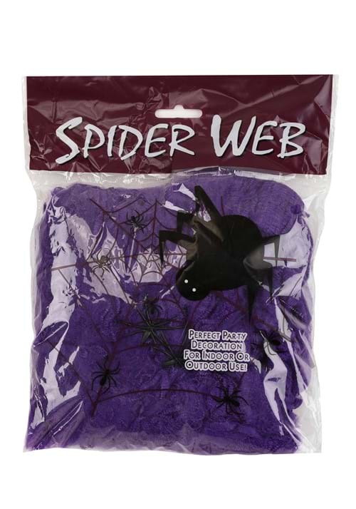 200 Square FT Purple Spider Web Prop
