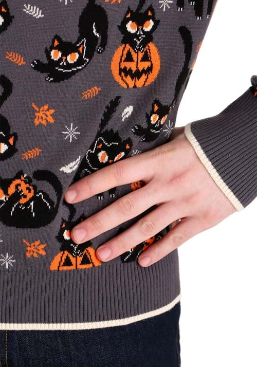 Quirky Kitty Halloween Sweater for Adults 7 Quirky Kitty Halloween Sweater for Adults