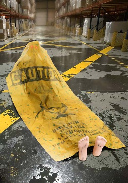 5.5FT Animated Radioactive Resurrection Sit Up Body Decoration - Scream Saver