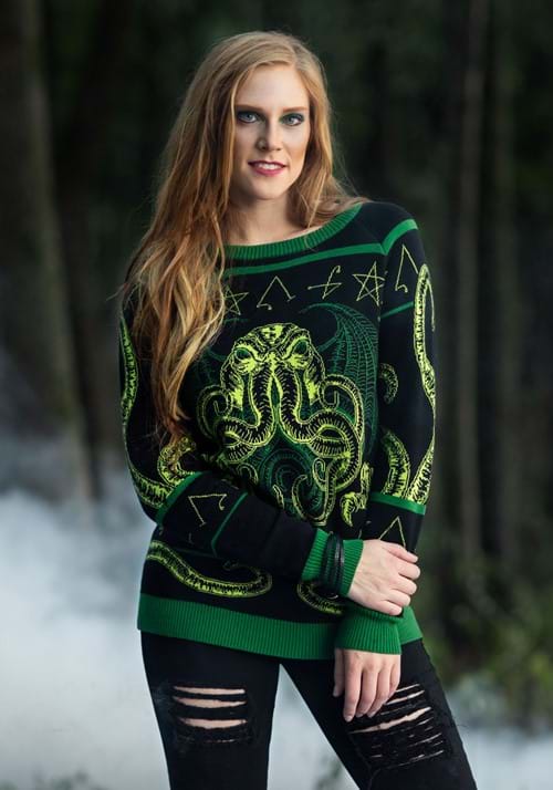 Adult Rage of Cthulhu Halloween Sweater