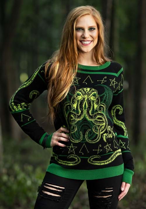 Adult Rage of Cthulhu Halloween Sweater