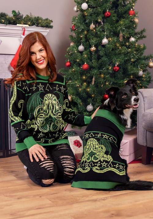 Adult Rage of Cthulhu Halloween Sweater