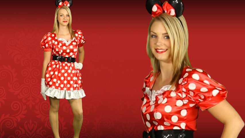Disney Classic Red Minnie Costume for Women