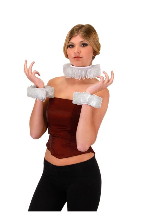 Renaissance Collar and Cuff Accessory Costume Set