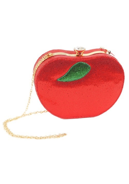 Apple Rhinestone Costume Purse