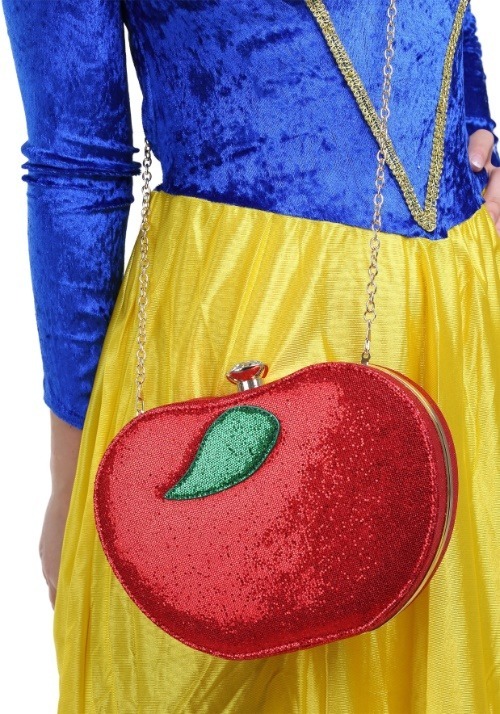 Apple Rhinestone Costume Purse