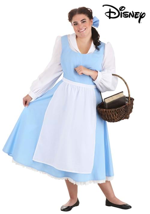Plus Size Beauty and the Beast Belle Blue Dress Costume