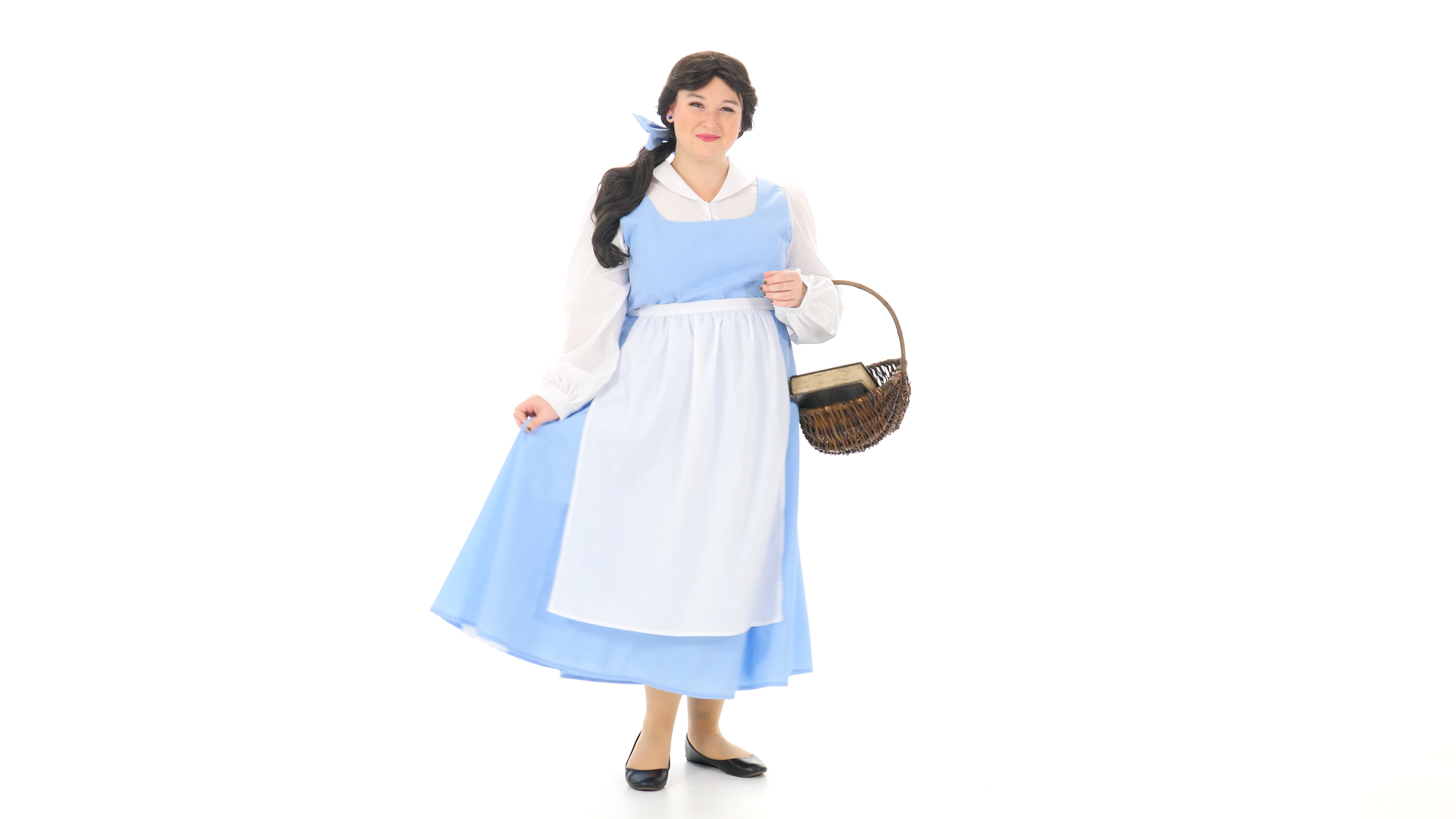 Plus Size Beauty and the Beast Belle Blue Dress Costume