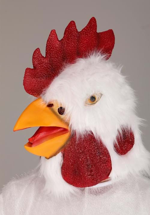 Adult Deluxe White Rooster Costume 3 Adult Deluxe White Rooster Costume