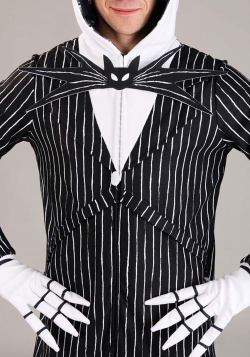 Disney Jack Skellington Onesie Costume for Adults