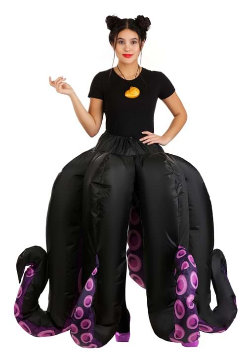 Ursula Inflatable Long Skirt and Necklace Women's Costume