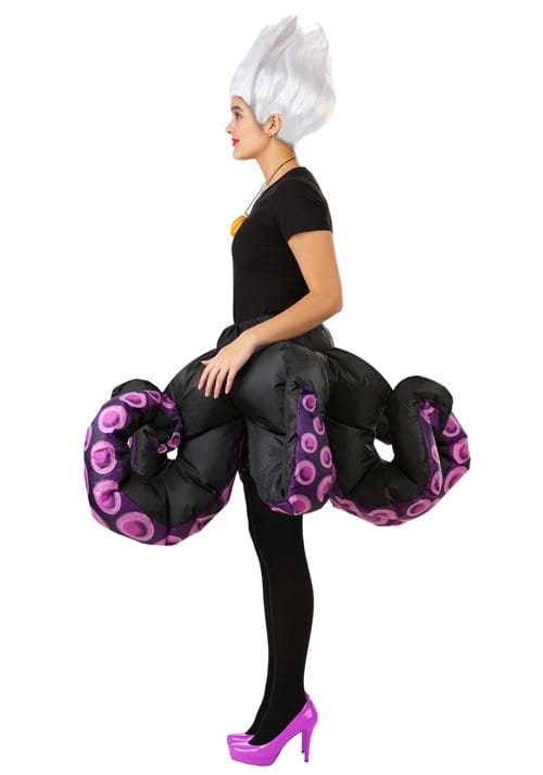 Ursula Inflatable Short Skirt and Necklace Women's Costume