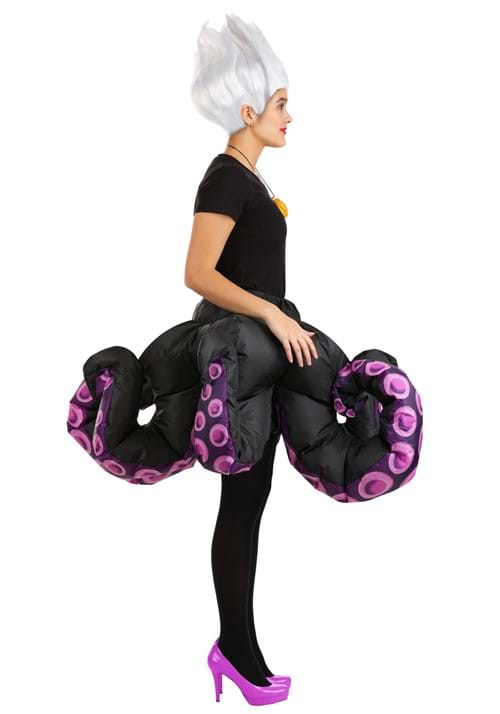 Ursula Inflatable Short Skirt and Necklace Women's Costume