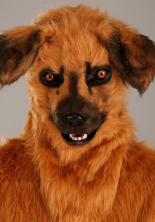 Adult Dog Suit With Mouth Mover Mask