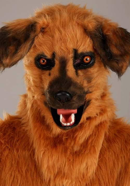 Adult Dog Suit With Mouth Mover Mask