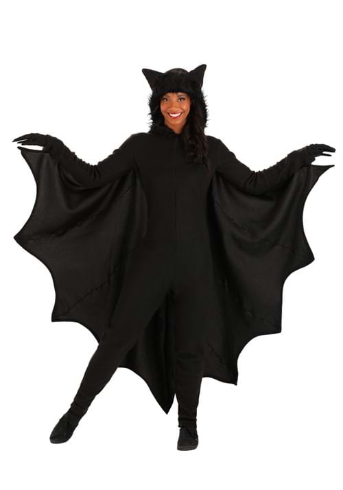 Adult Fleece Bat Costume 3 Adult Fleece Bat Costume
