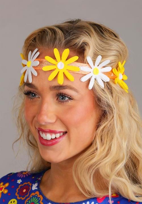 Flower Power Hippie Costume Dress for Women 3 Flower Power Hippie Costume Dress for Women
