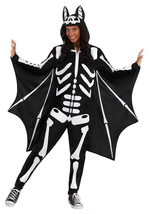 Flying Skeleton Bat Adult Costume