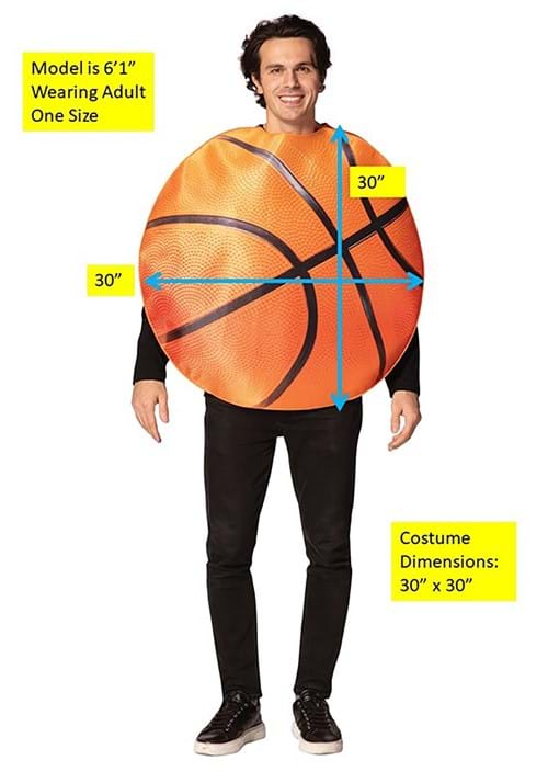 Adult Get Real Basketball Costume 4 Adult Get Real Basketball Costume