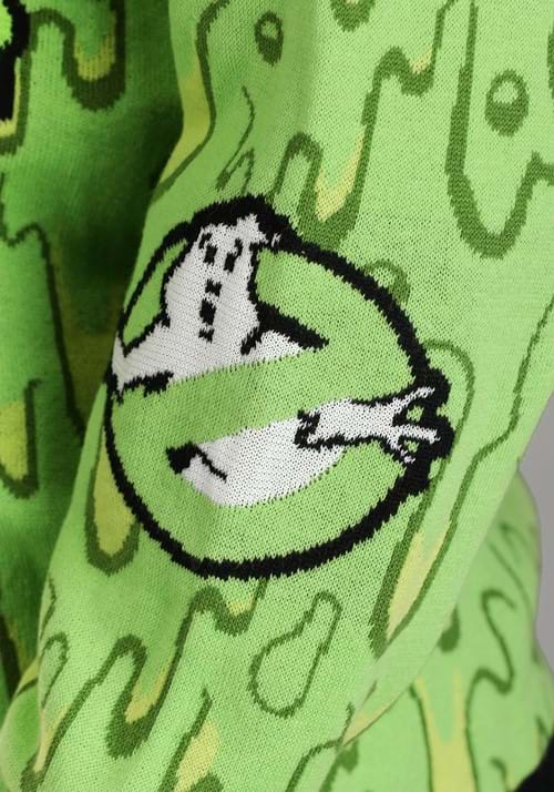 Ghostbusters Slimy Salutations Slimer Adult Sweater