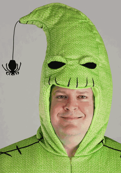 Glow in the Dark Disney Oogie Boogie Costume for Adults 4 Glow in the Dark Disney Oogie Boogie Costume for Adults