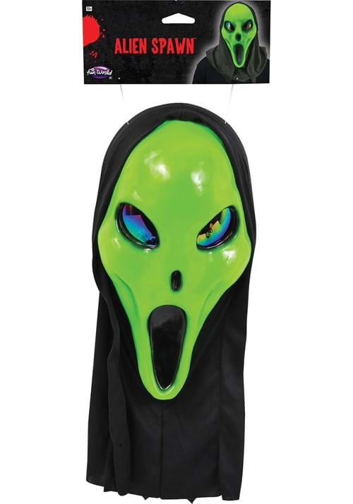 Adult Green Alien Spawn Mask