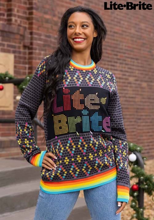 Hasbro Lite Brite Adult Christmas Sweater