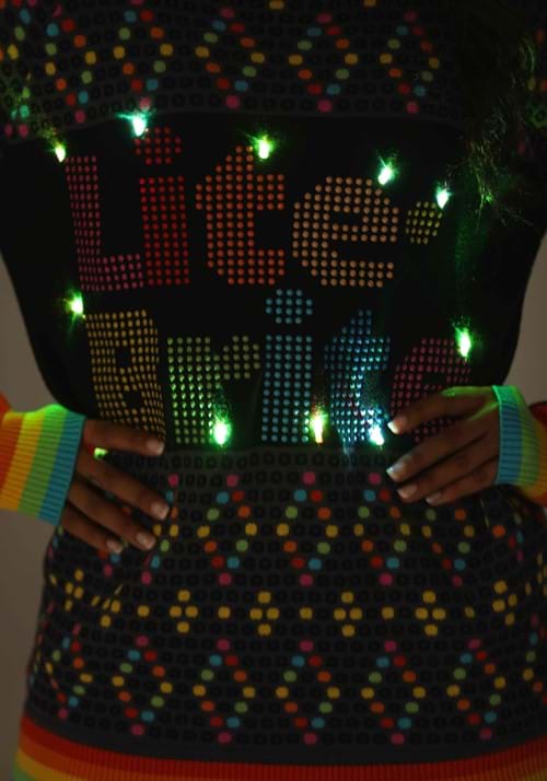 Hasbro Lite Brite Adult Christmas Sweater 3 Hasbro Lite Brite Adult Christmas Sweater