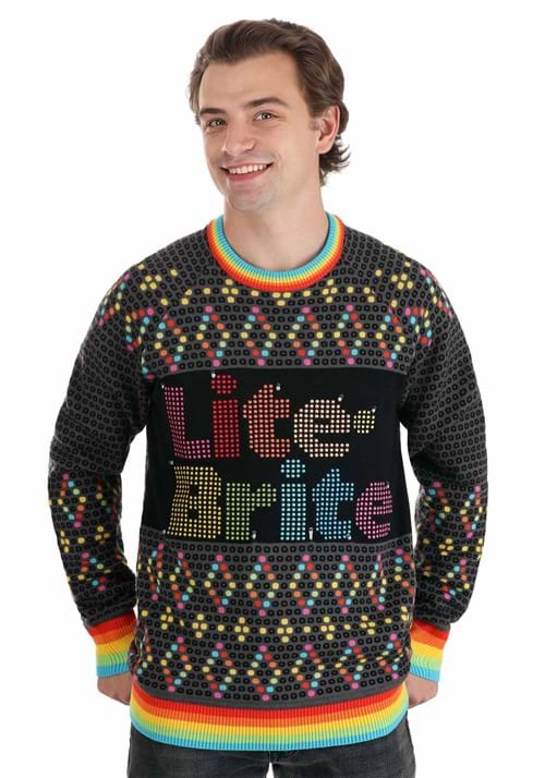 Hasbro Lite Brite Adult Christmas Sweater 4 Hasbro Lite Brite Adult Christmas Sweater