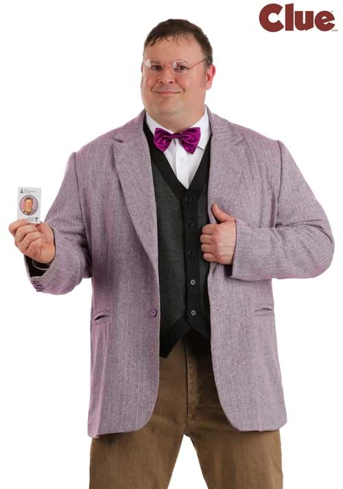 Plus Size Clue Professor Plum Men's Costume
