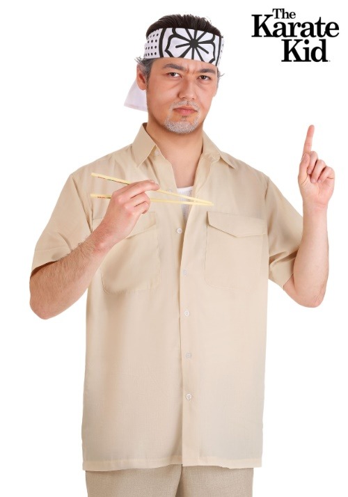 Adult Karate Kid Mr. Miyagi Costume Kit