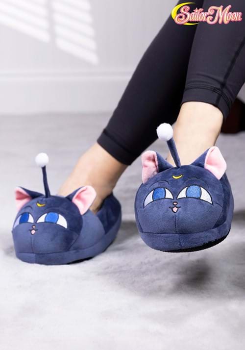 Adult Sailor Moon Luna-P 3D Character Slippers