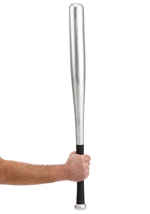 Adult Metal Look Plastic Baseball Bat