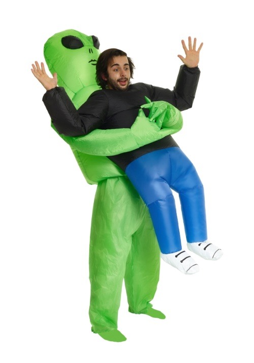 Adult Pick Me Up Inflatable Alien Costume
