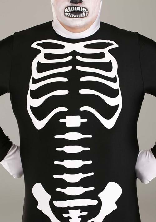 Plus Size Authentic Karate Kid Skeleton Suit for Adults