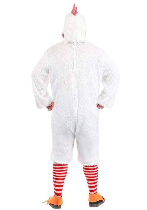 Plus Size White Rooster Adult Costume