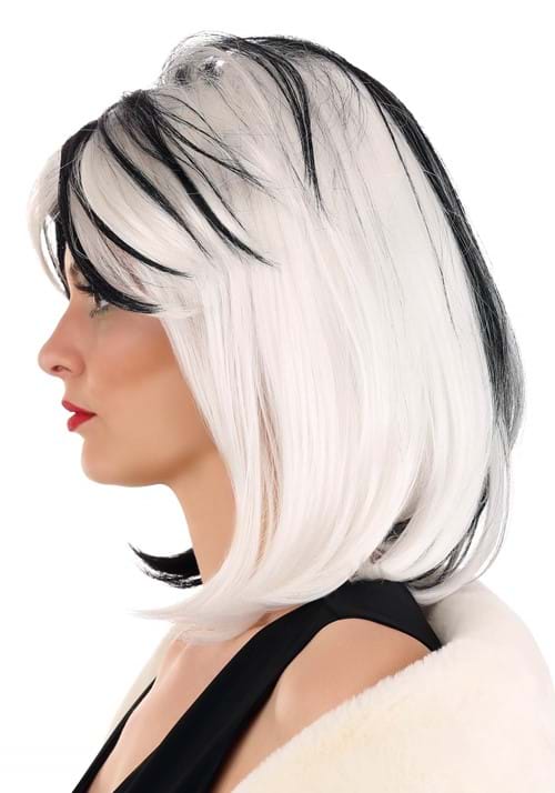 101 Dalmatians Fashion Cruella De Vil Women's Wig 3 101 Dalmatians Fashion Cruella De Vil Women's Wig