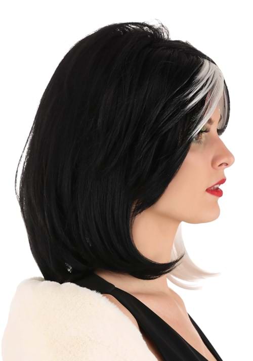 101 Dalmatians Fashion Cruella De Vil Women's Wig 4 101 Dalmatians Fashion Cruella De Vil Women's Wig