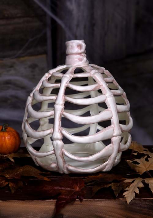 11-Inch Skeleton Pumpkin Bones Decoration
