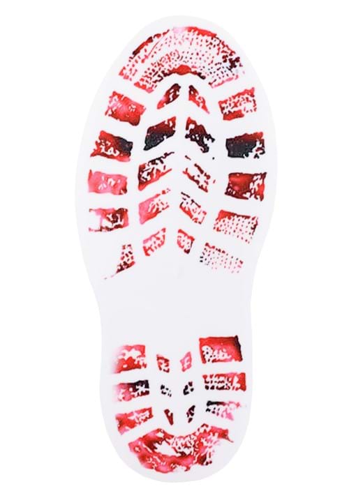11-Inch Bloody Shoe Prints PVC Decoration