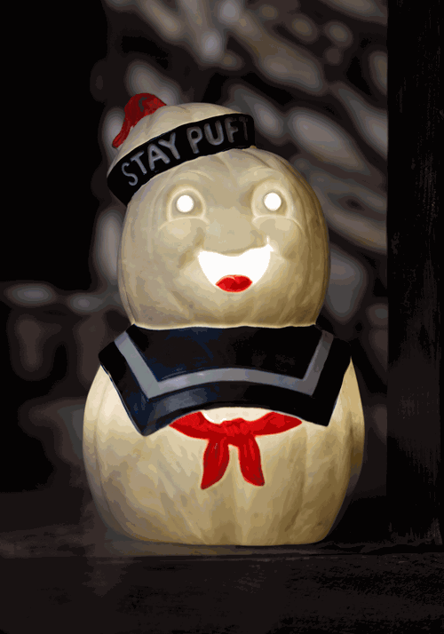 12-Inch Ghostbusters Stay Puft Light Up Pumpkin Decoration