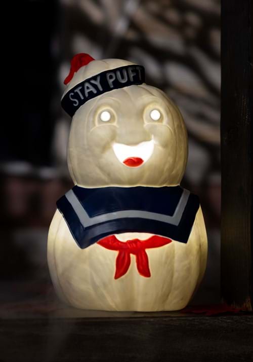 12-Inch Ghostbusters Stay Puft Light Up Pumpkin Decoration